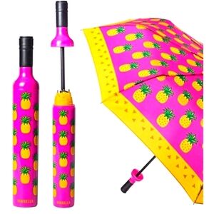 VINRELLA Wine Bottle Umbrella- Portable, Compact, Waterproof, and Windproof NWOT